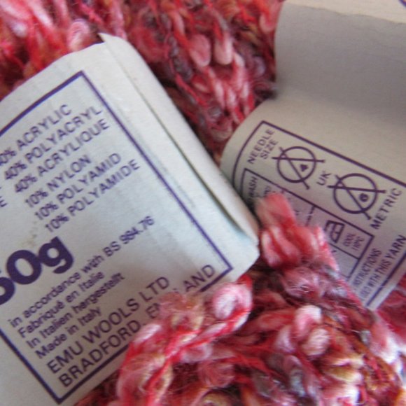 Lot of 5sks Emu Florentine Yarn, Wool Blend, made in Italy - Picture 2 of 3